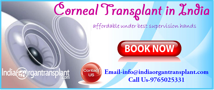 Corneal Transplant in India; affordable under best supervision hands